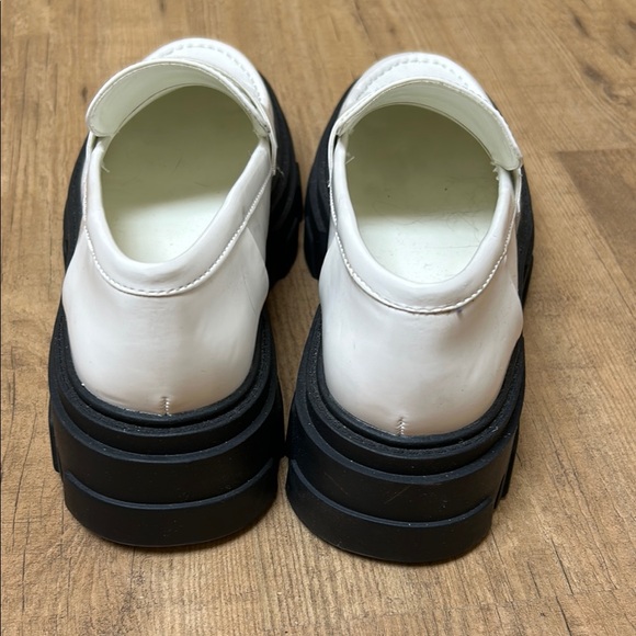 White Chunky Loafers Flats & Loafers - Picture 2 of 7
